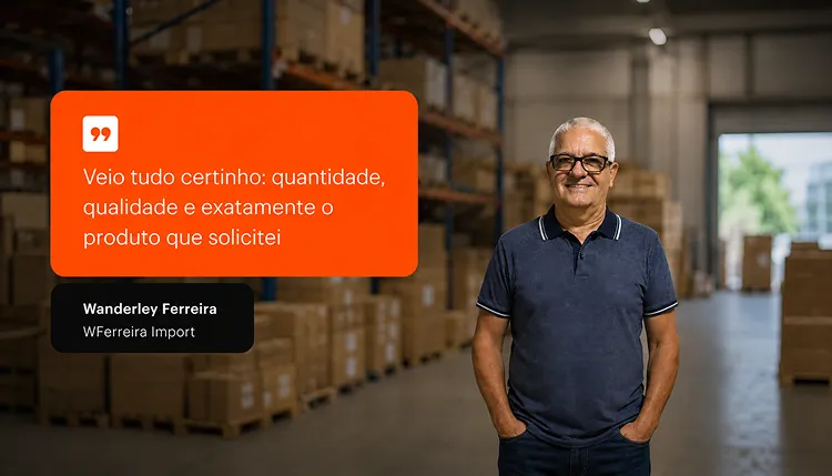 Teste produtos da China sem riscos em 30 dias