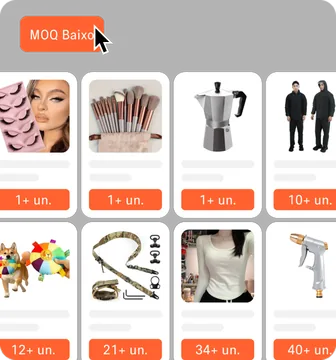 Catálogo com pedido mínimo flexível