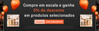 Compre em escala e ganhe 5% de desconto  em produtos selecionados